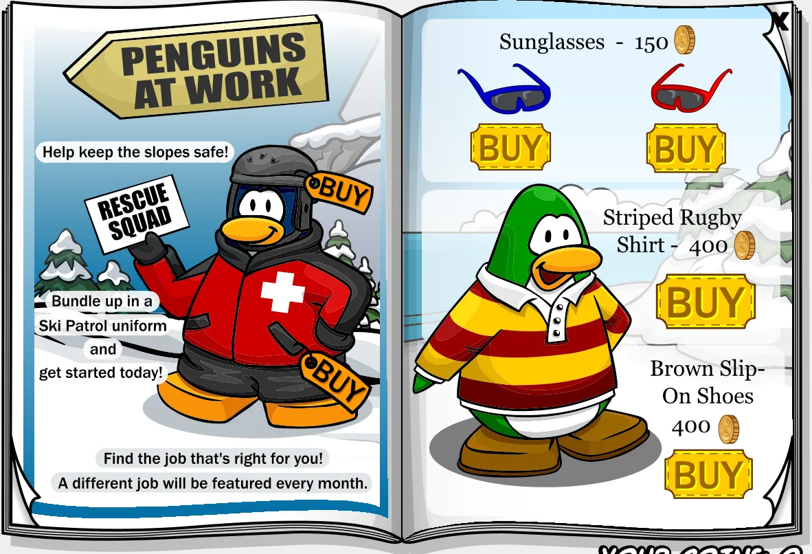 Penguin Style April 2008, pages 9 and 10