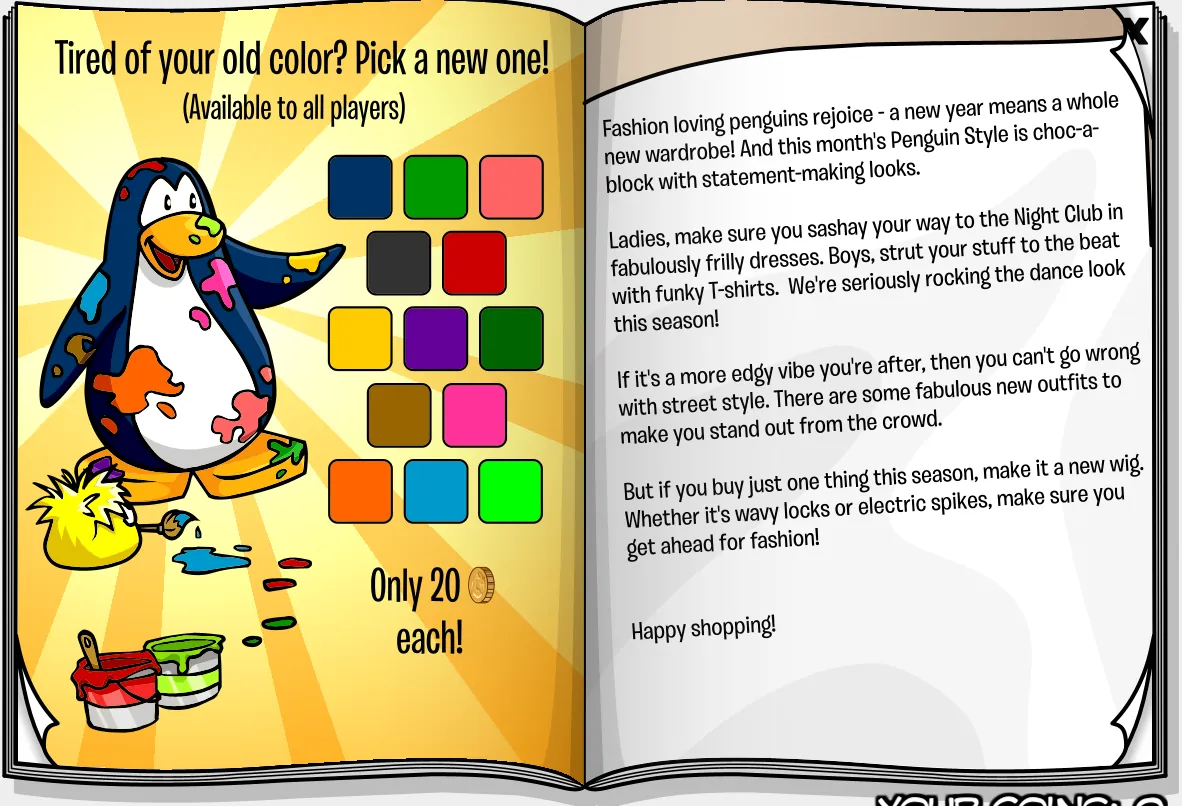 Penguin Style January 2009, pages 1 and 2