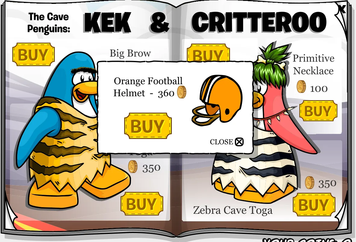 Costume Trunk: The Penguins that Time Forgot, pages 3 and 4