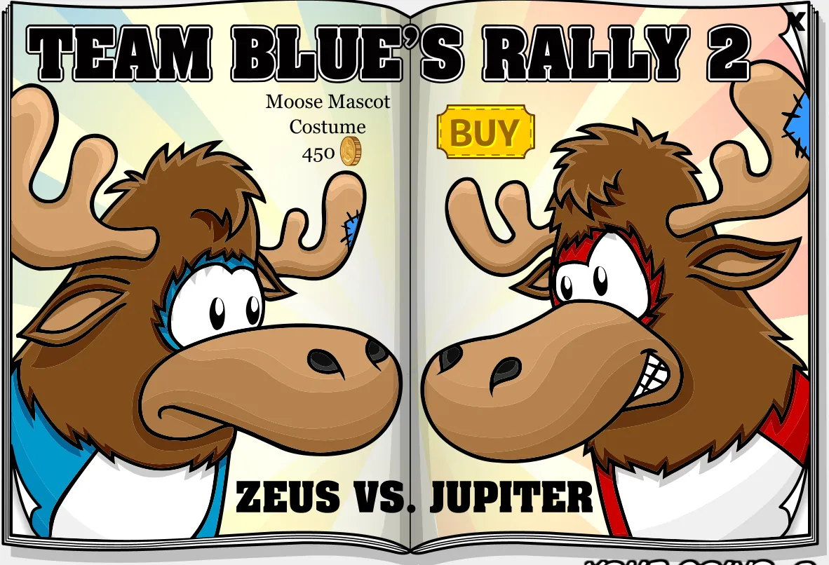 Costume Trunk: Team Blue's Rally 2, pages 3 and 4