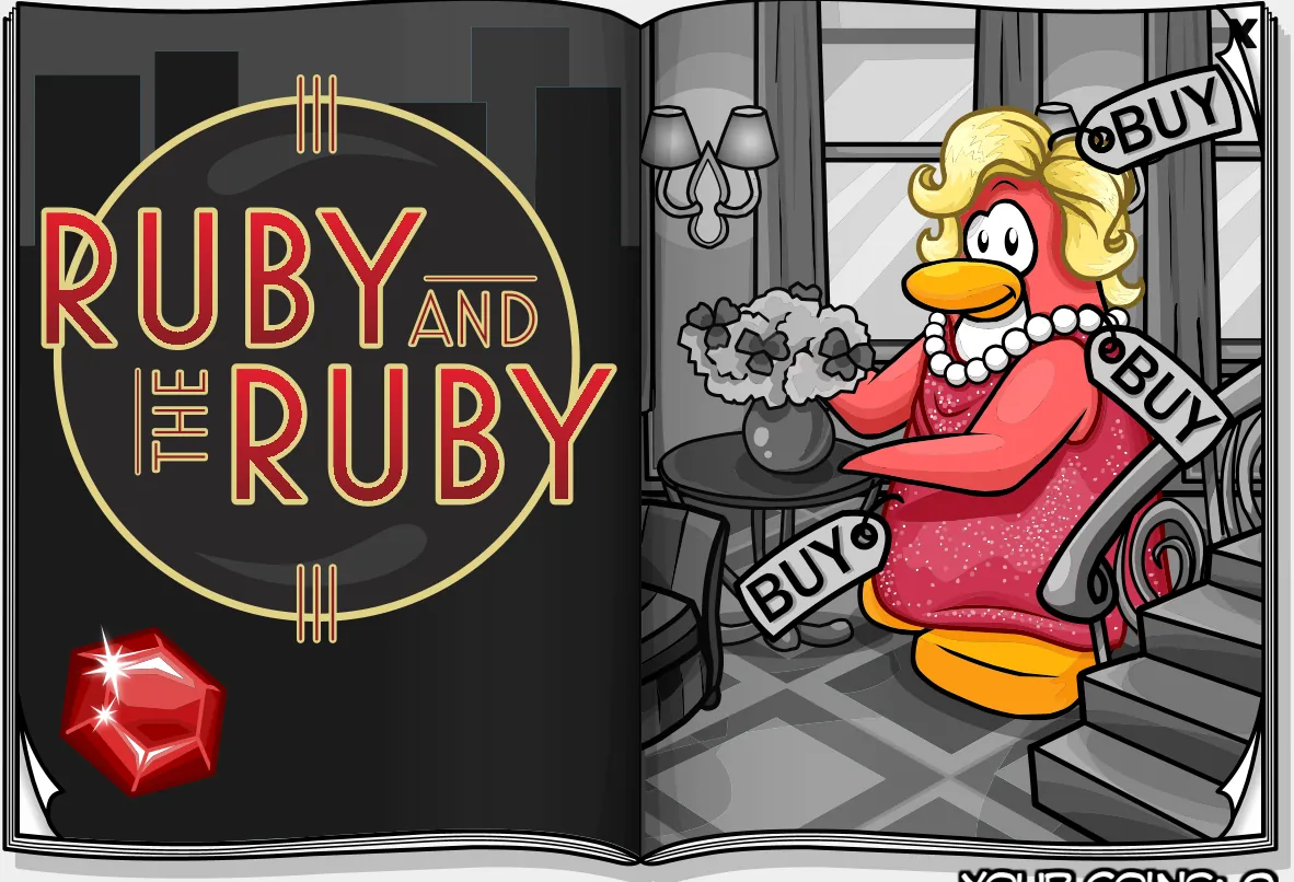 Costume Trunk: Ruby and the Ruby, pages 3 and 4