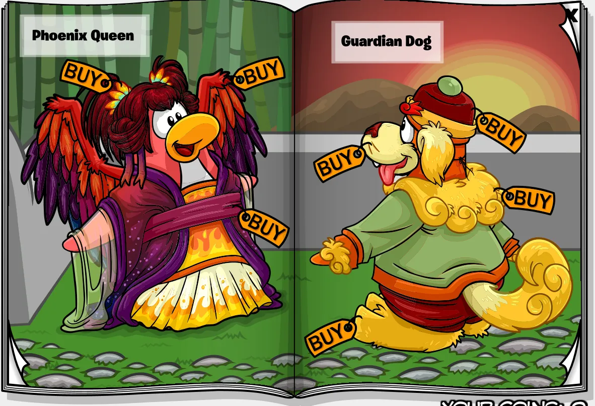 Costume Trunk: Secrets of the Bamboo Forest, pages 5 and 6