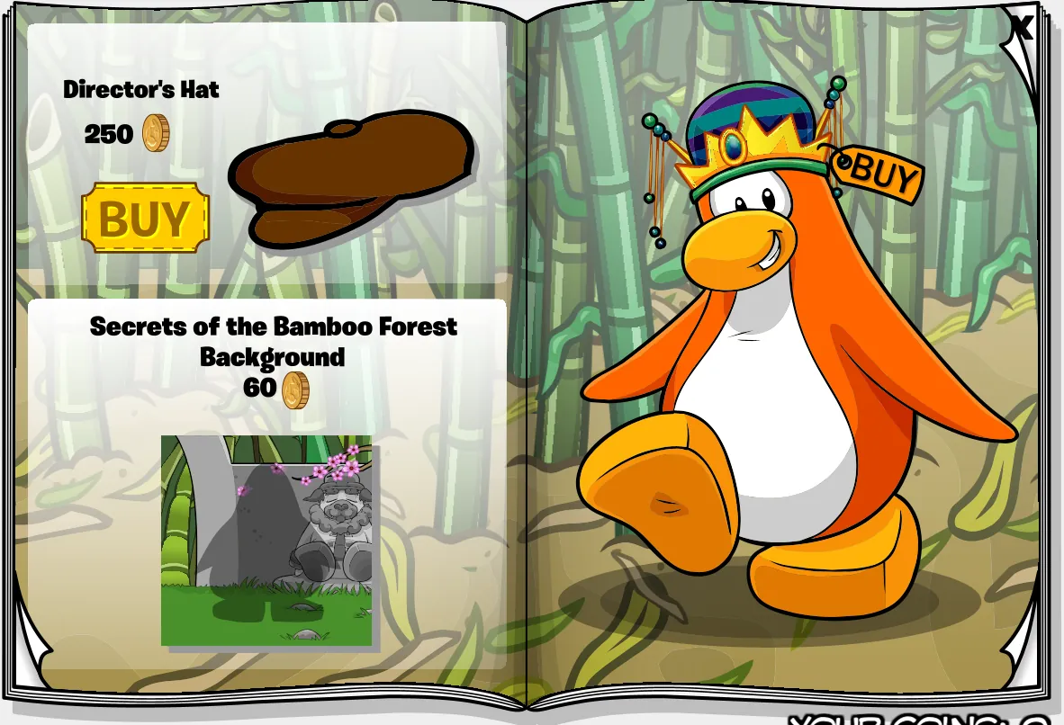 Costume Trunk: Secrets of the Bamboo Forest, pages 7 and 8