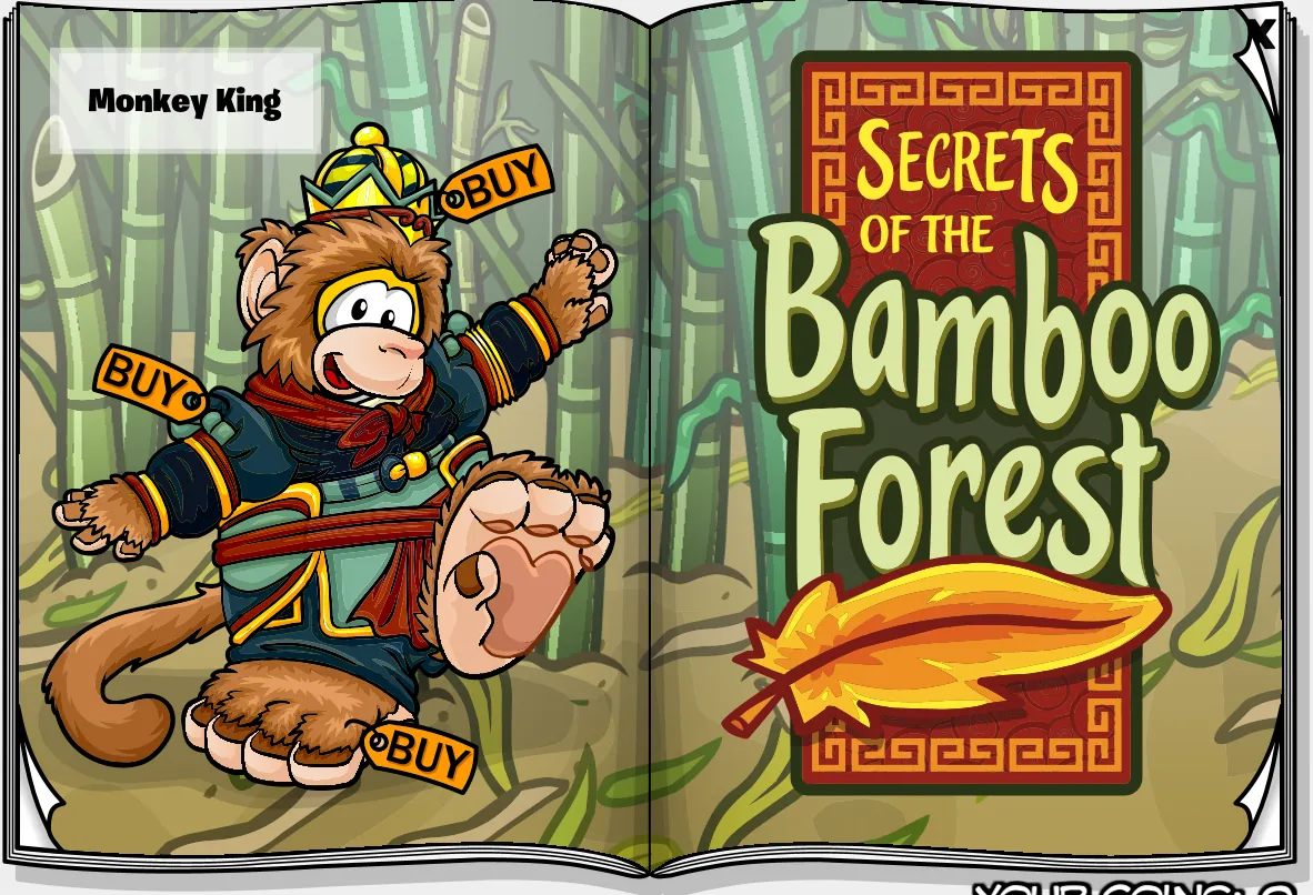 Costume Trunk: Secrets of the Bamboo Forest, pages 3 and 4
