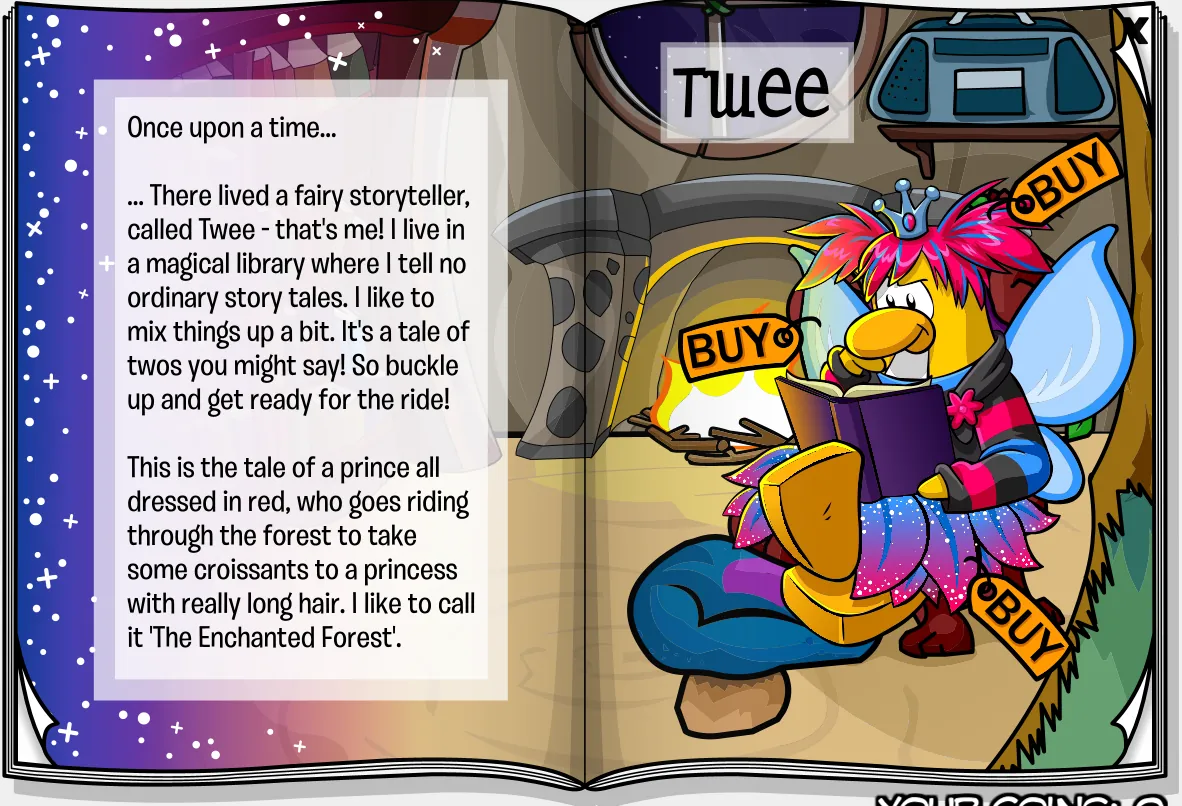 Costume Trunk: Fairy Fables, pages 1 and 2