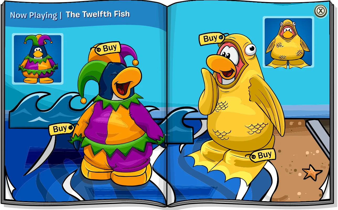 Costume Trunk: The Twelfth Fish, pages 3 and 4