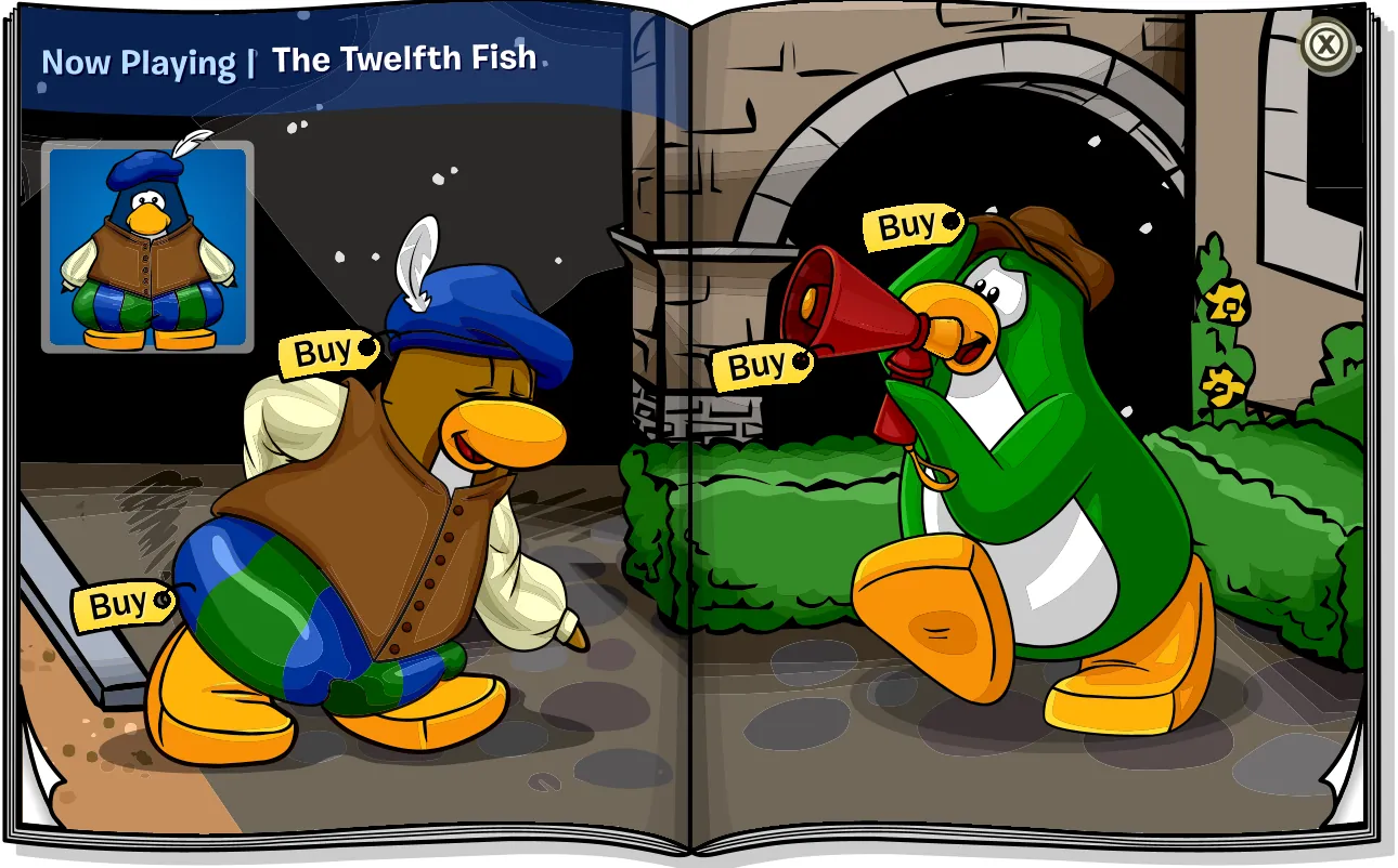 Costume Trunk: The Twelfth Fish, pages 5 and 6